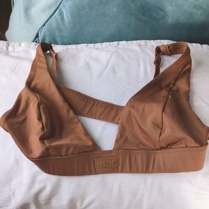 SKIMS Tan Bikini Top